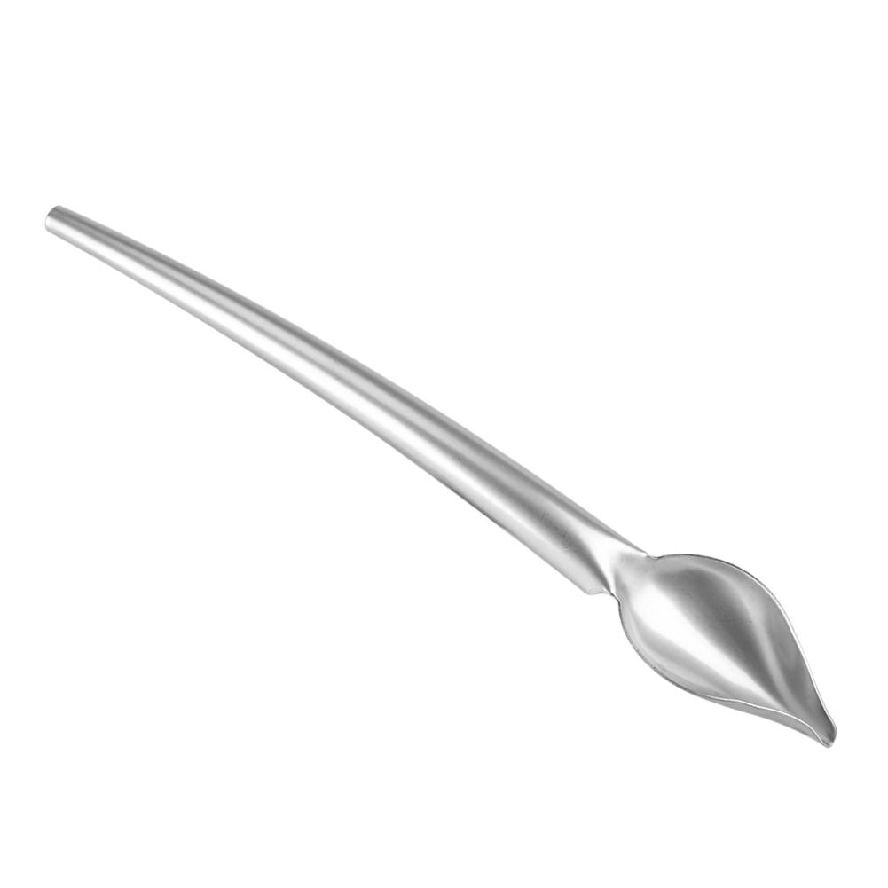 Stainless Steel Sauce Spoon Draw Tool for Dressing Dessert Food Plate Decor Design L
