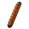 10Pcs 12V 24V 6 Led Side Marker Lights Warning Light Auto Car External Lights Trailer Truck Lorry Clearance Lamp Red Amber White