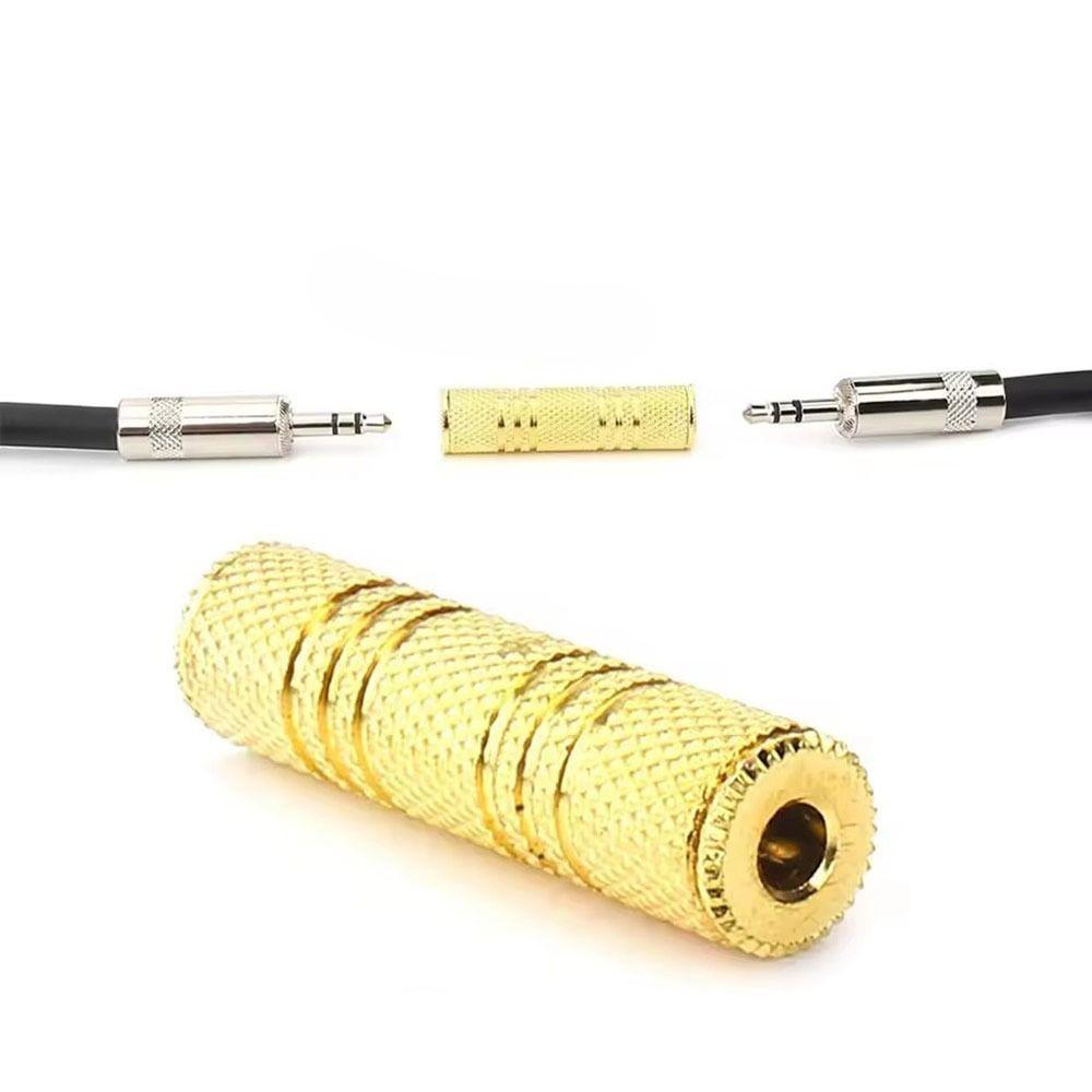 Gold Plated 3.5mm Jack Coupler 3.5 Mm Female To 3.5mm Female 3.5mm Stereo Coupler Socket