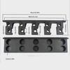 Fishing Poles Display Storage Stand Wall Mounted Fishing Rod Rack Space Saving Organizers for Garage, Cabin and Basement