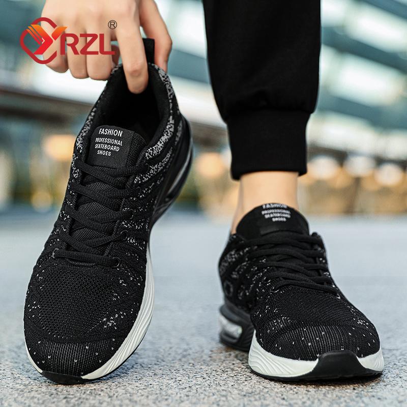 Yrzl Men Running Shoes For Man Comfortable Lightweight Sports Shoe Mesh Non Slip Walking Shoes Jogging Gym Tennis Shoes Men
