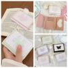 Short Bunny Cash Purse Bag Korean Style Heart Three Fold Wallets Rabbit Pocket Purse Wallet  Girls
