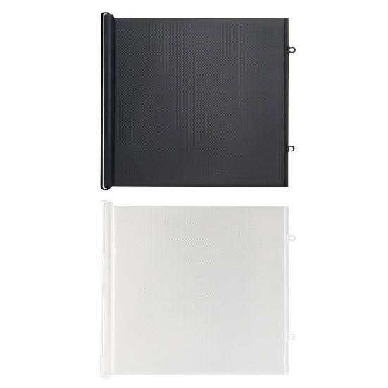 Retractable Pet Gate Mesh Pet Safety Gate No Drill Installation Indoor Outdoor Pet Barrier Fence Home Divider for Stairs Doorways Bedrooms