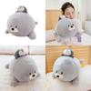 Sea Cuter Lion Animal Dolls With Penguin Design On Top Of The Head For Kids Gift