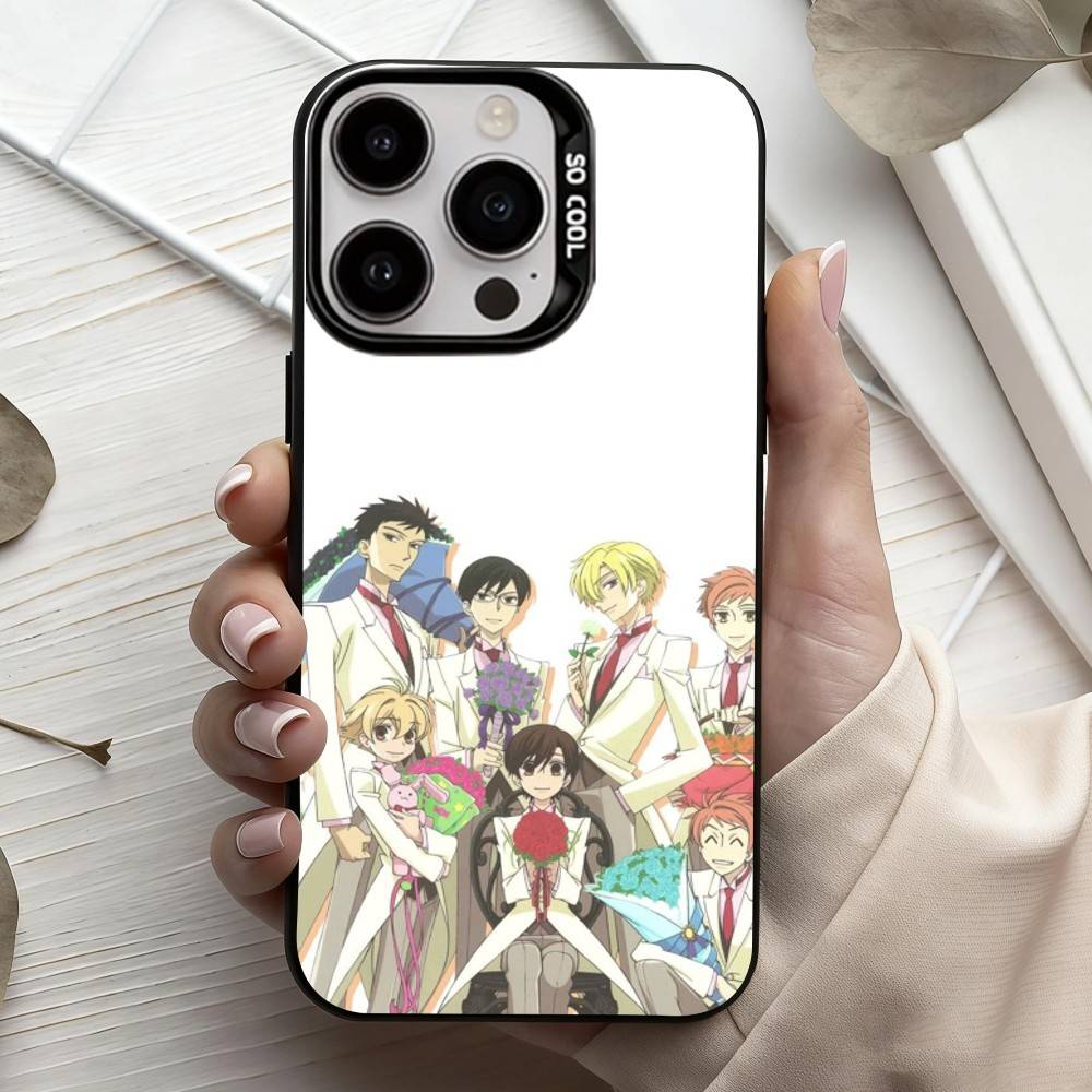 O-Ouran High School host Club  Phone Case For iPhone17,16,15,14,13,12,11 Plus,Pro Max Candy Silver Plated Inside Cover