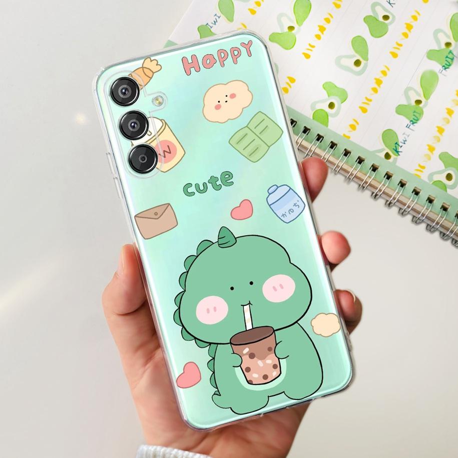 For Samsung Galaxy M15 5G Case SM-M156B Luxury Marble Clear Silicone Soft TPU Phone Cover For Samsung Galaxy F15 5G