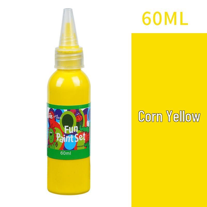 60ml Kinderfingerfarben-Set: 12 Aquarellfarben für Kunst & Face Painting
