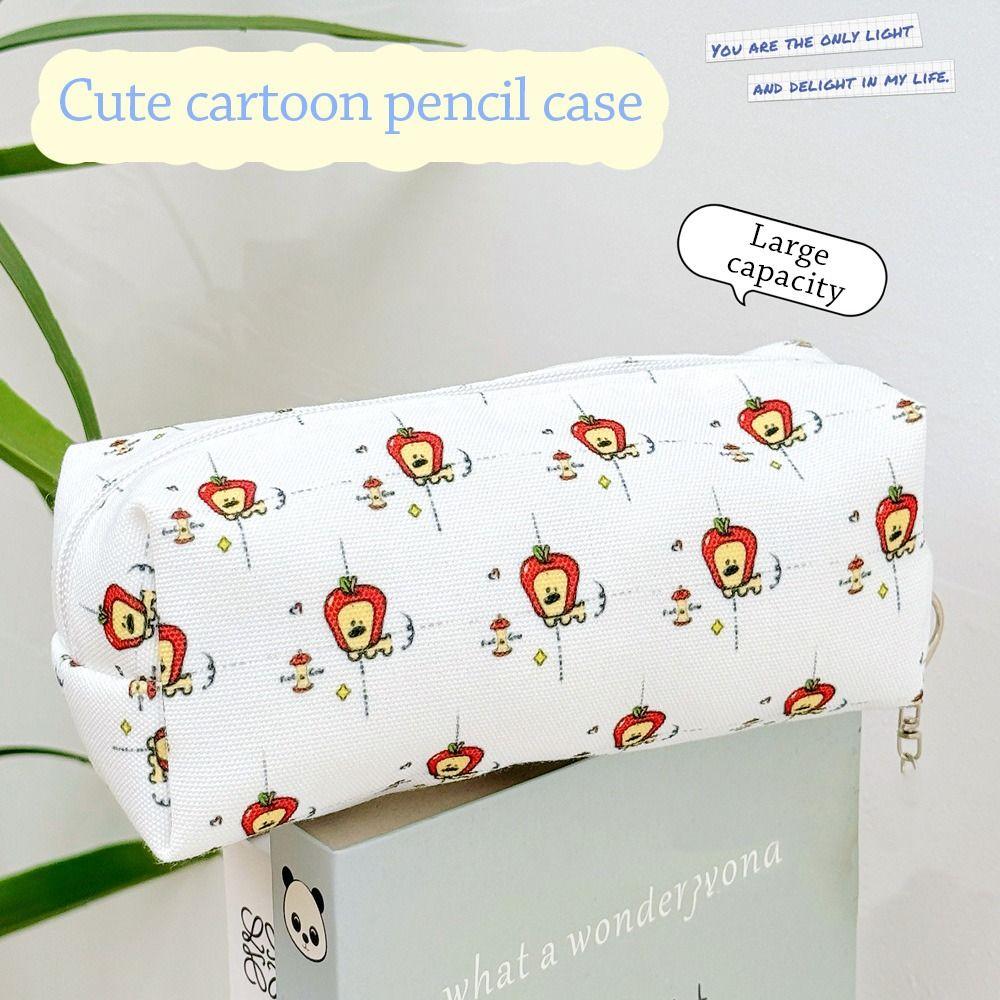 Gourmet Stationery Bag Large Capacity Pencil Case Cute Stationery Organizer  for School Office