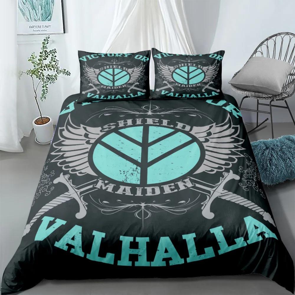 Ethnic Celtic Helm of Awe Bedding Set EU Single Double King US Twin Full Queen King Bed Linen Set