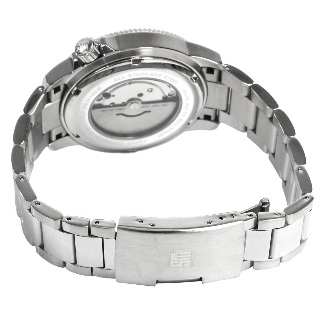 Salvatore Marra Salvatore Marra Automatic Watch Manual Winding Function Stainless Steel Strap Back Cover Skeleton Japanese Movement 10 ATM Water