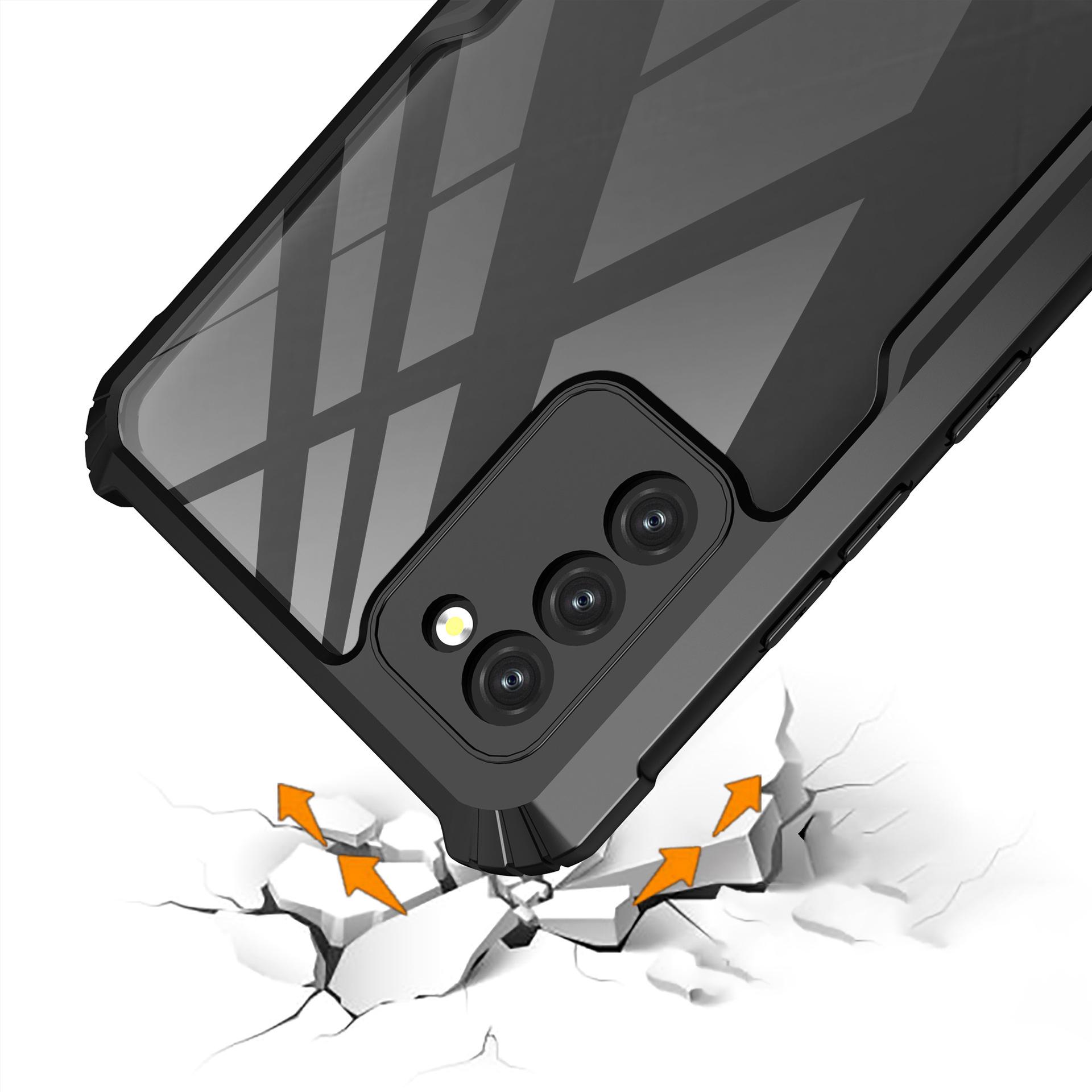 

For Samsung Galaxy S23 Case TPU+Arcylic Phone Shell Anti-Drop Phone Cover Black