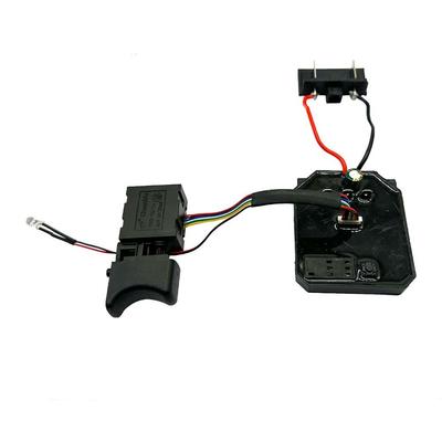 Placa Controladora de Chave de Impacto Elétrica Preta 18-21V 8 Fios Interruptor de Velocidade Acionamento Sem Escova Lítio Placa Mãe de Chave de Impacto Elétrica