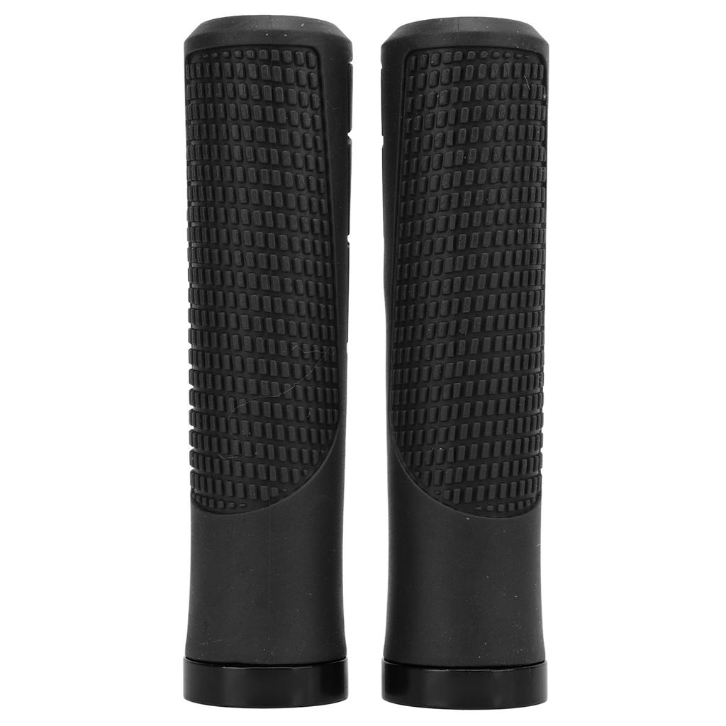 2 PCS Bike Rubber Handlebar Grips Anti Slip Handlebar Cover Shockproof Mountain Bike Handles