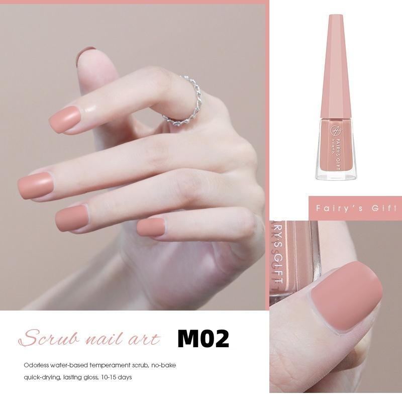 New Water-based Matte Nail Polish Matte Matte Non-tearable No-bake Quick-drying Long-lasting Nail Polish