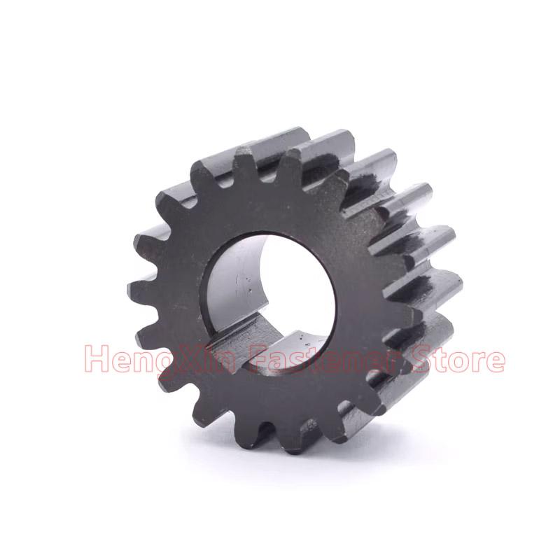 1PCS 45# Steel Spur Gear 1.5M 1.5 Module 40/42/44/45/48/50/60 Teeth Flat Cylindrical Drive Gear Keyway Bore 15/16/17/18/19/-30mm