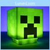 Minecraft 3d Creeper Lights Bdp Pixelated Cube Makes Creeper Sound Battery Power