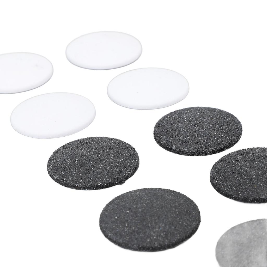 10PCS Electric Foot Grinder Heads Callus Remover Sanding Disc Exfoliating Sandpaper Disk Black Offwhite
