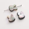 Natural Shell Rabbit Cat Head Beads For DIY Necklace Bracelet Earrings Jewelry Making