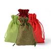 24pcs Advent Calendar Jute Bag For Filling - Fabric Bag Jute Bag And 1 to 24 Numbers Wood Buttons