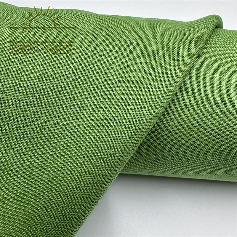 EcoFriendly Blended Linen Cotton Fabric for Garments and Home Textiles