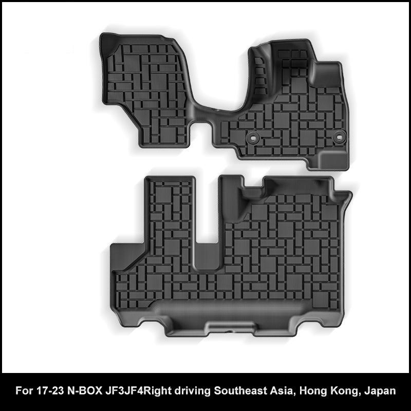 TPE Floor Mats & Trunk Mats for 2017-2023 Honda N-BOX JF3/JF4 RHD Models