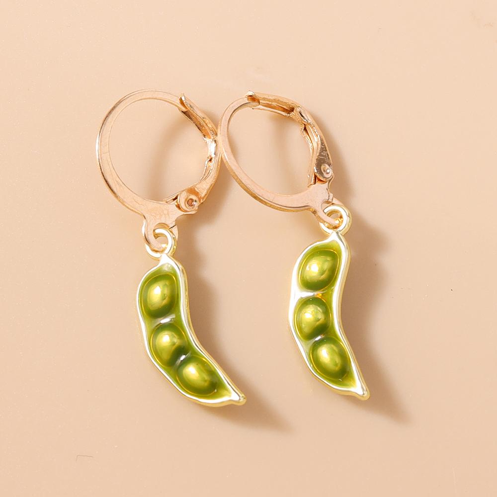 Cute Simulation Fruits Earrings for Women Grape Strawberry Apple Drop Earrings Girls Jewelry Gift
