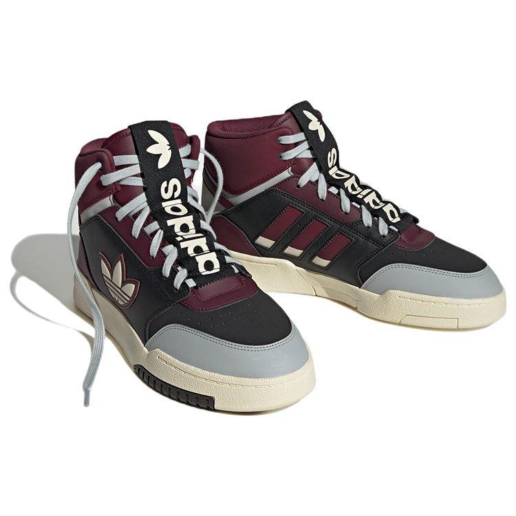 Adidas Originals Drop Step XL Casual High-Top Skate Shoes Unisex Sneakers Red Black HQ6945