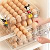 Double-Layer Egg Storage Box, Refrigerator Fresh-Keeping Drawer with Timer