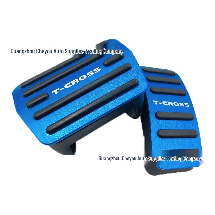 

2019 Volkswagen T-Cross Модификация нескользящих педалей газа и тормоза синий