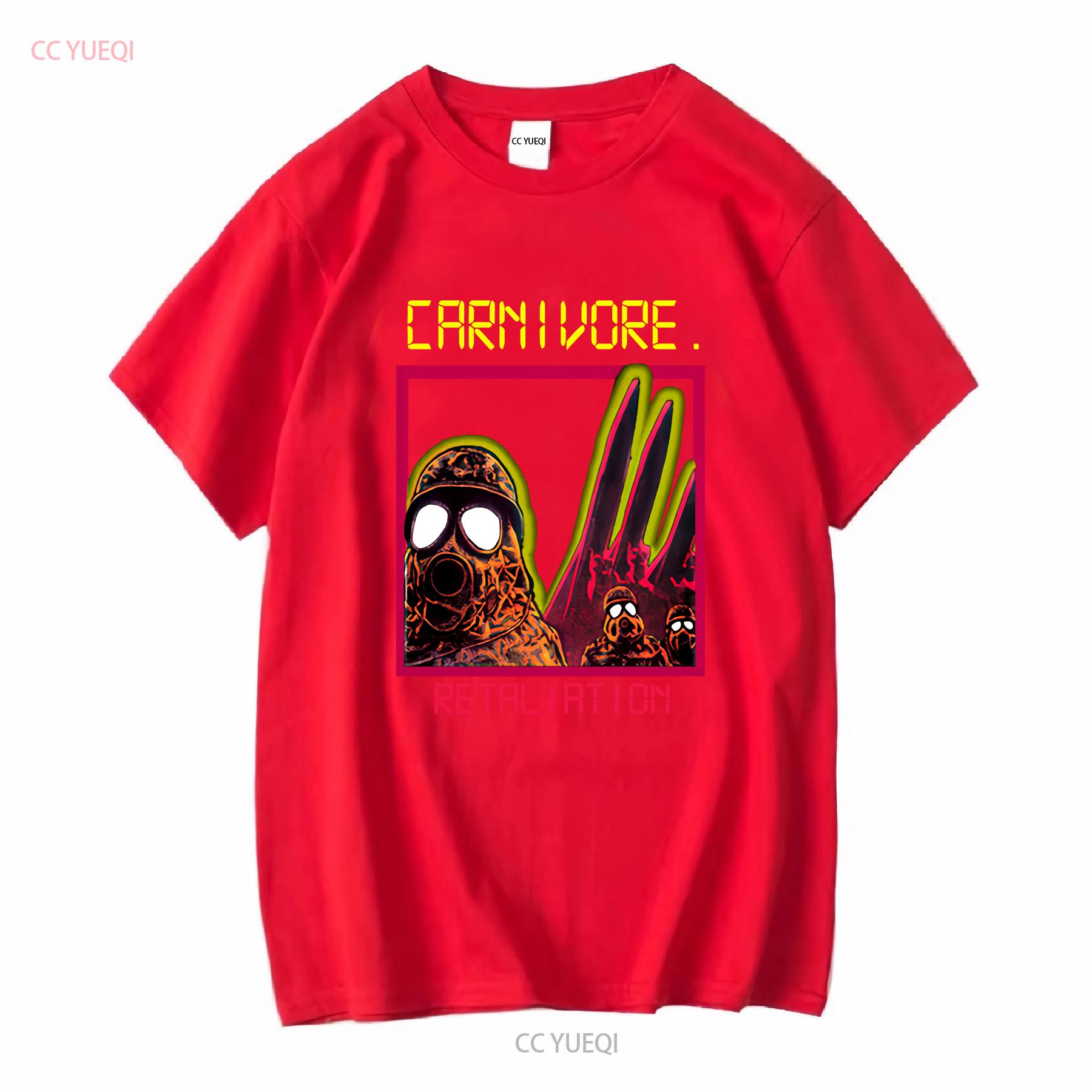 Carnivore band T Shirt retaliation metal unisex full sizes TE6029 long or short sleeves vintage Washed graphic homme streetwear S