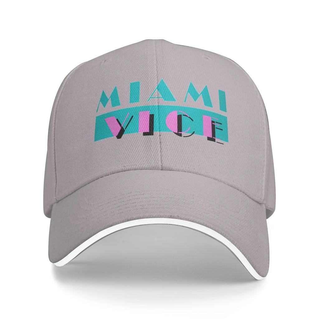 New Miami Vices Golf Hat for Men Women Headwear  Formal Golf Adjustable Fit Sun Hats