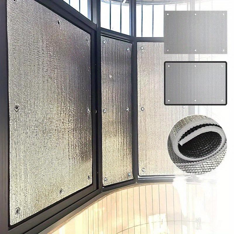 Aluminiumfolie Fensterisolierfolie Abnehmbar Anti-UV Sonnenschutz Hitzeschutz für Mietwohnung Schlafsaal Verwendung