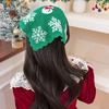 Hair Scarf Knitted for Christmas Creative Snowflake Headband Birthday Gift