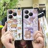 Wristband Silicone Phone Case For Blackview Shark9 5G Back Cover Cute Anti-knock Wrist Strap Lanyard Durable Anti-dust