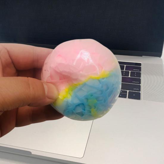 Crisp Stress Ball Handmade Stress Relief Slow Rising Ball Sensory Fidget Toy Portable Decompression Stress Ball Party Favors