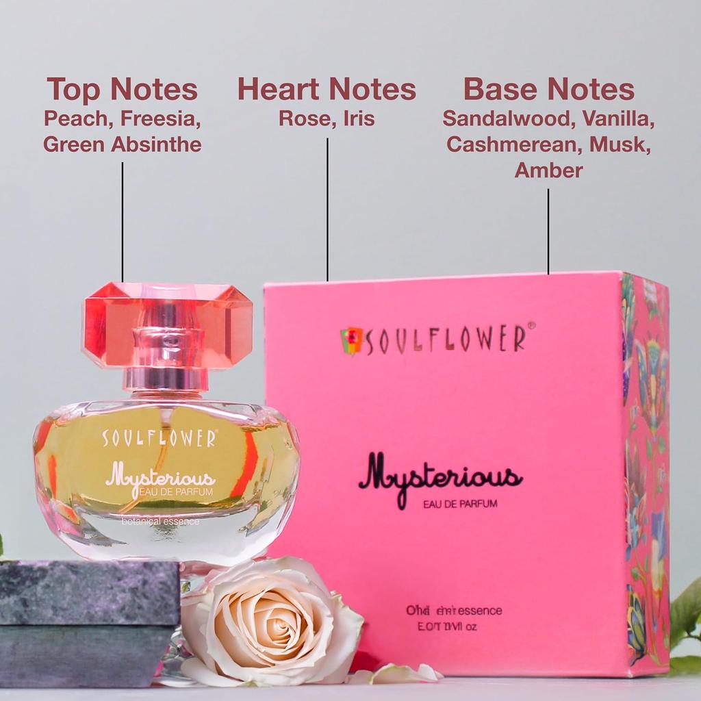 Luxury Perfume Gift Set for Men & Women | Oudh, Overthinker, Mystique |Saffron, Fresia, Peach, Woody, Floral|Refreshing,  | 100ml (Pack of 3)