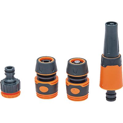 Zestaw Do Węża Ogrodowego 1/2" Adapter Na Kran 1/2" Pomarań. Abs/Pp Ym5814E