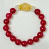 10mm Round Beaded Bracelet for Women Handmade Natural Stone Stretch Bangle DIY Jewelry Gifts