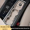 Silicone Cup Holder Storage Tray for Volvo XC60 Center Console - Fits 26 Models