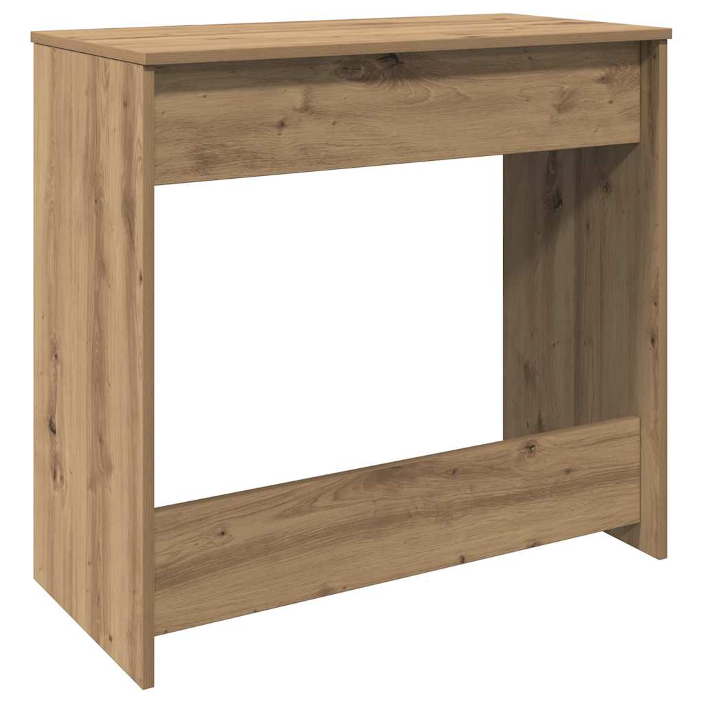 Artisan Oak Writing Desk 80 X 40 X 75 Cm Particleboard