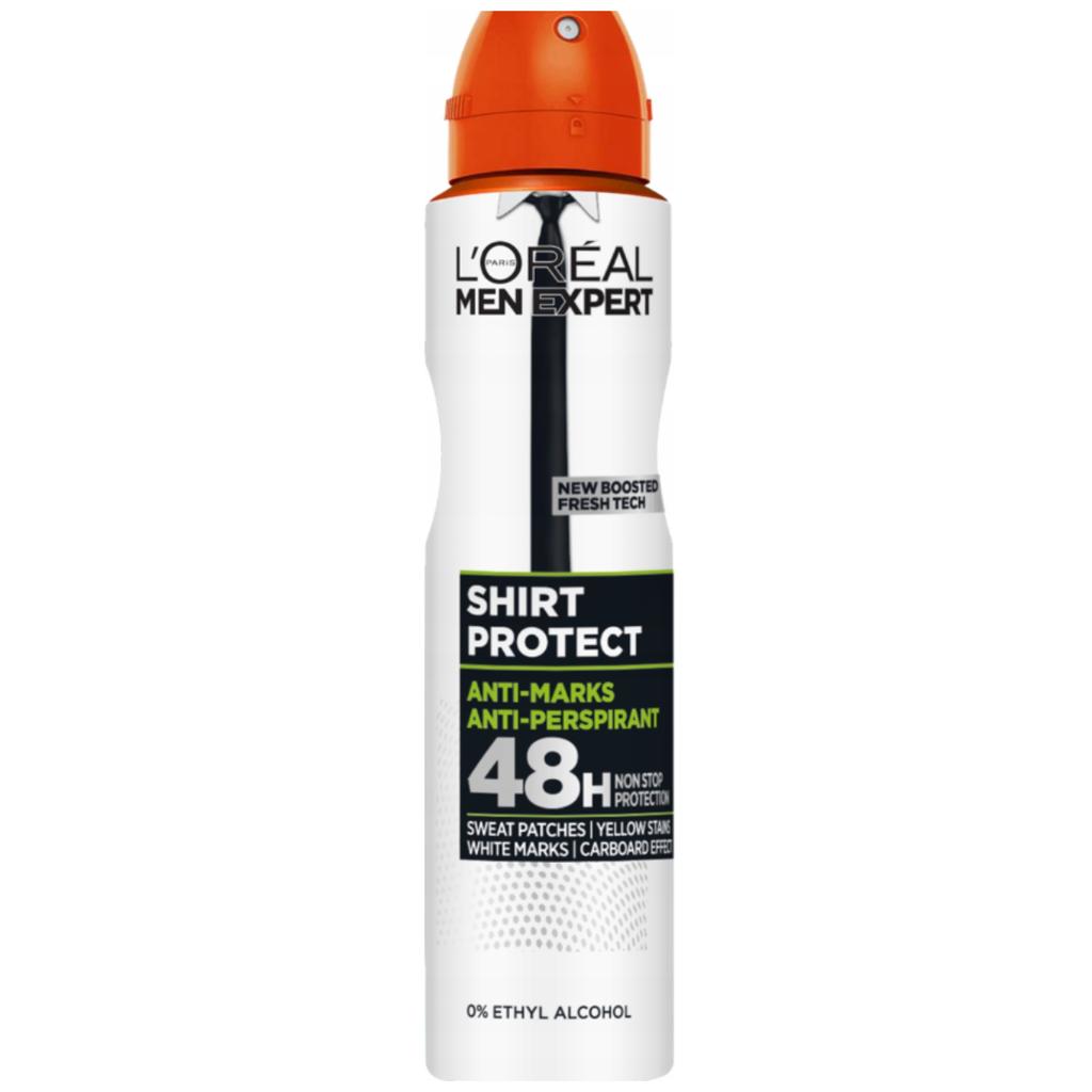 991624 L'oréal Men Expert Shirt Protect Antyperspirant Dla Mężczyzn Spray 250Ml