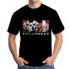 Retro Clown Graphic Male T-shirts Harajuku Tees Man Hip Hop T-shirt Halloween Black Streetwear
