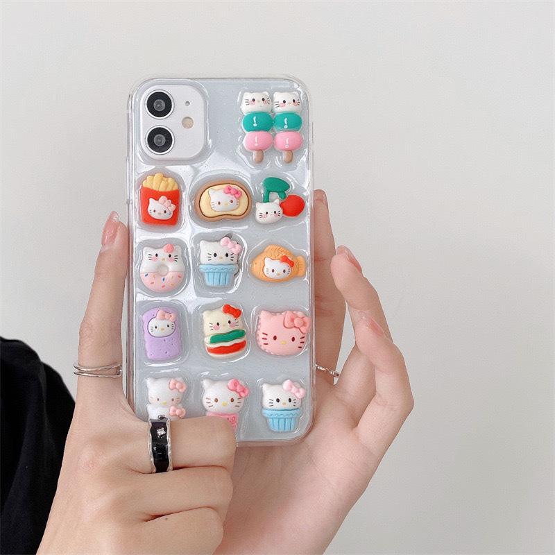 

Applicable Iphone16Promax Mobile Phone Case Apple 17 Cartoon Cute Cat 15 Ice Cream 13 Candy Transparent iPhone 7/8/SE 2020