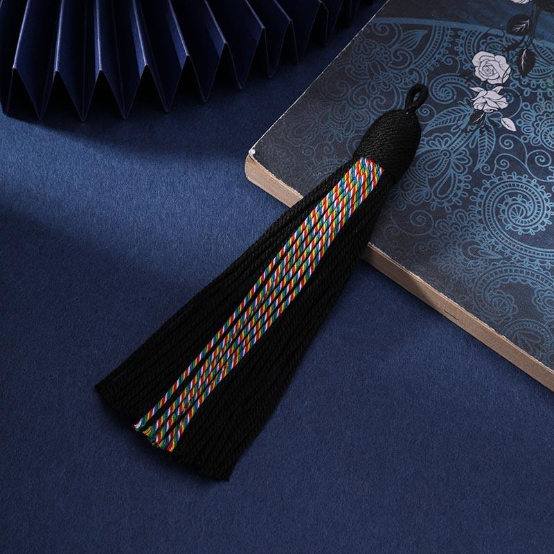 Tibetan Style Handmade Cotton Thread Tassel Ethnic Craft Clothing Accessories Pendant DIY Traditional Handmade Hanging Ornament