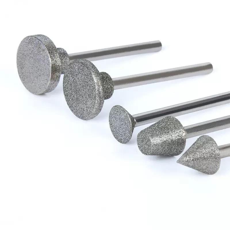 50Pcs Large Diamond Grinding Bits, Electric Grinder Accessories, Jade Agate Carving Sand Needle