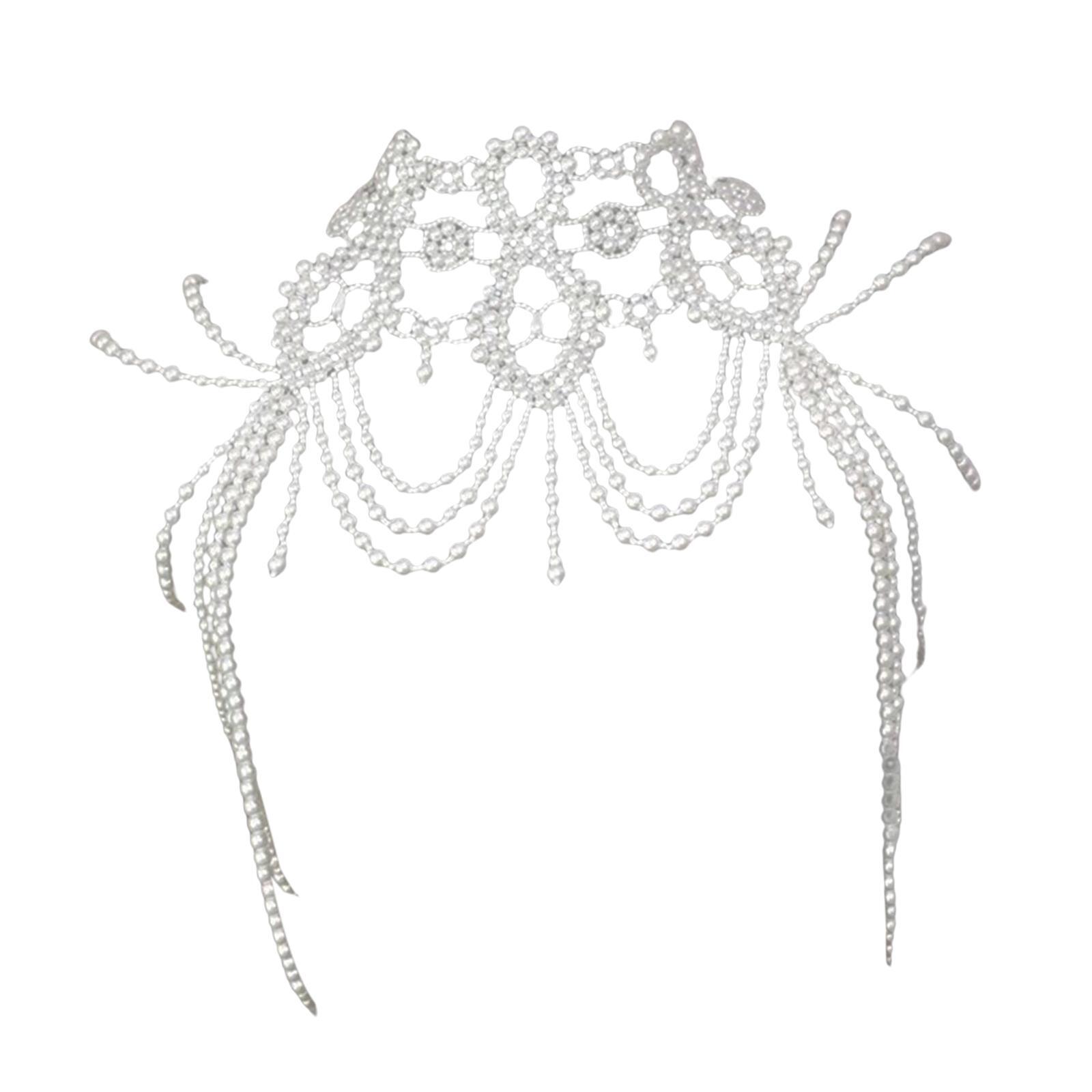

Shoulder Chain Necklace Pageant Durable Gift Accs Bikini for Wedding Gril CN