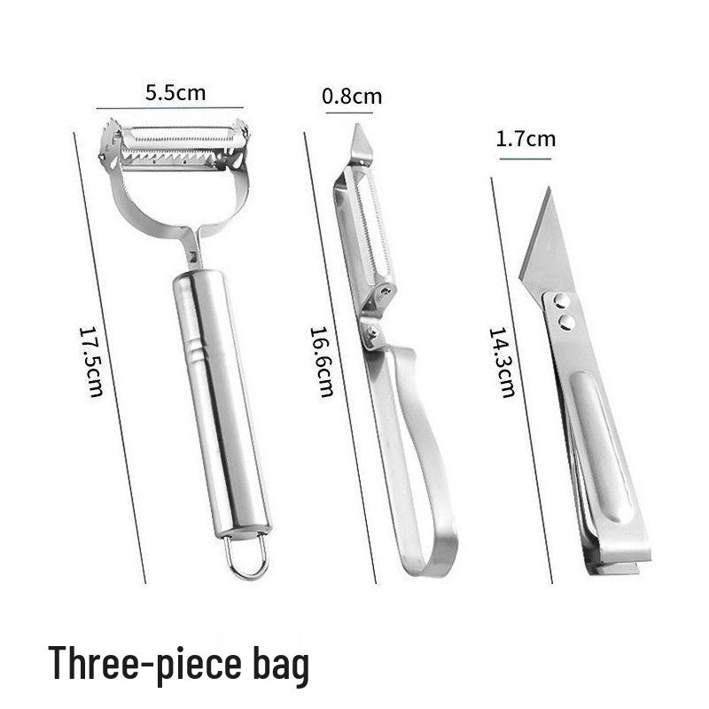 Stainless Steel Multi-Functional Portable Fruit and Vegetable Peeler