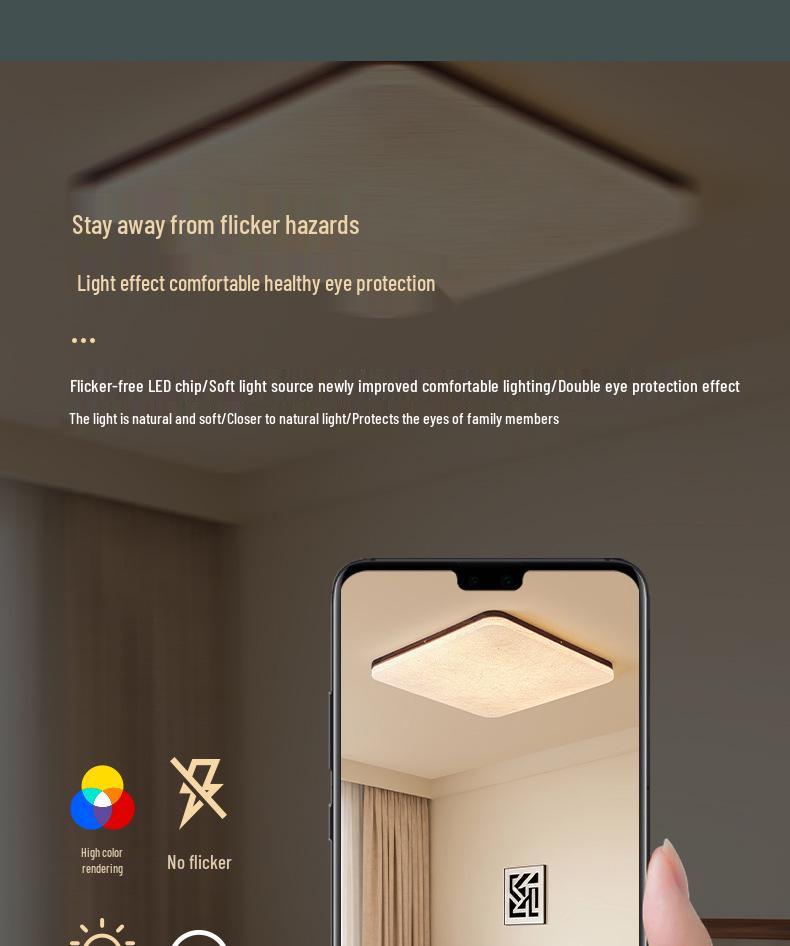 Retro Walnut Zen Ceiling Light with Song Dynasty Silk Aesthetics