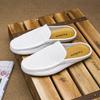Leather Mules Men Closed-toe Sandals Casual Shoes Summer Man Slides Slip-On Flats Backless Loafers Slippers Half Shoes For Men