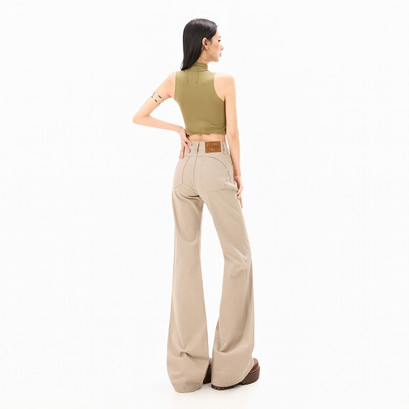 Frühling Sommer Schwer Vollstern Strasssteine Gürtel Design Schlank Weites Bein Jeanshose Für Damen Lässige Hose Übergröße Jeanshose